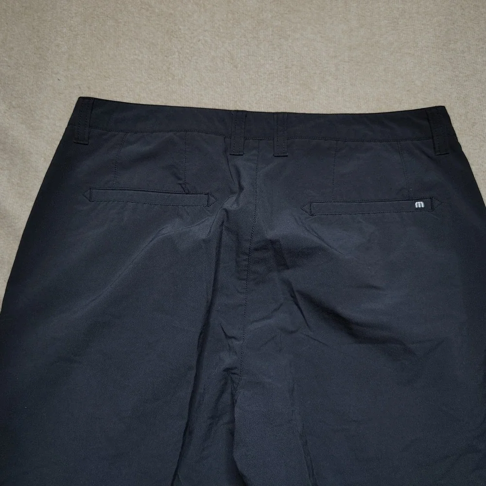 Travis Mathew Pants Mens 36x31 Black Open To Close Golf Performance Casual Chino